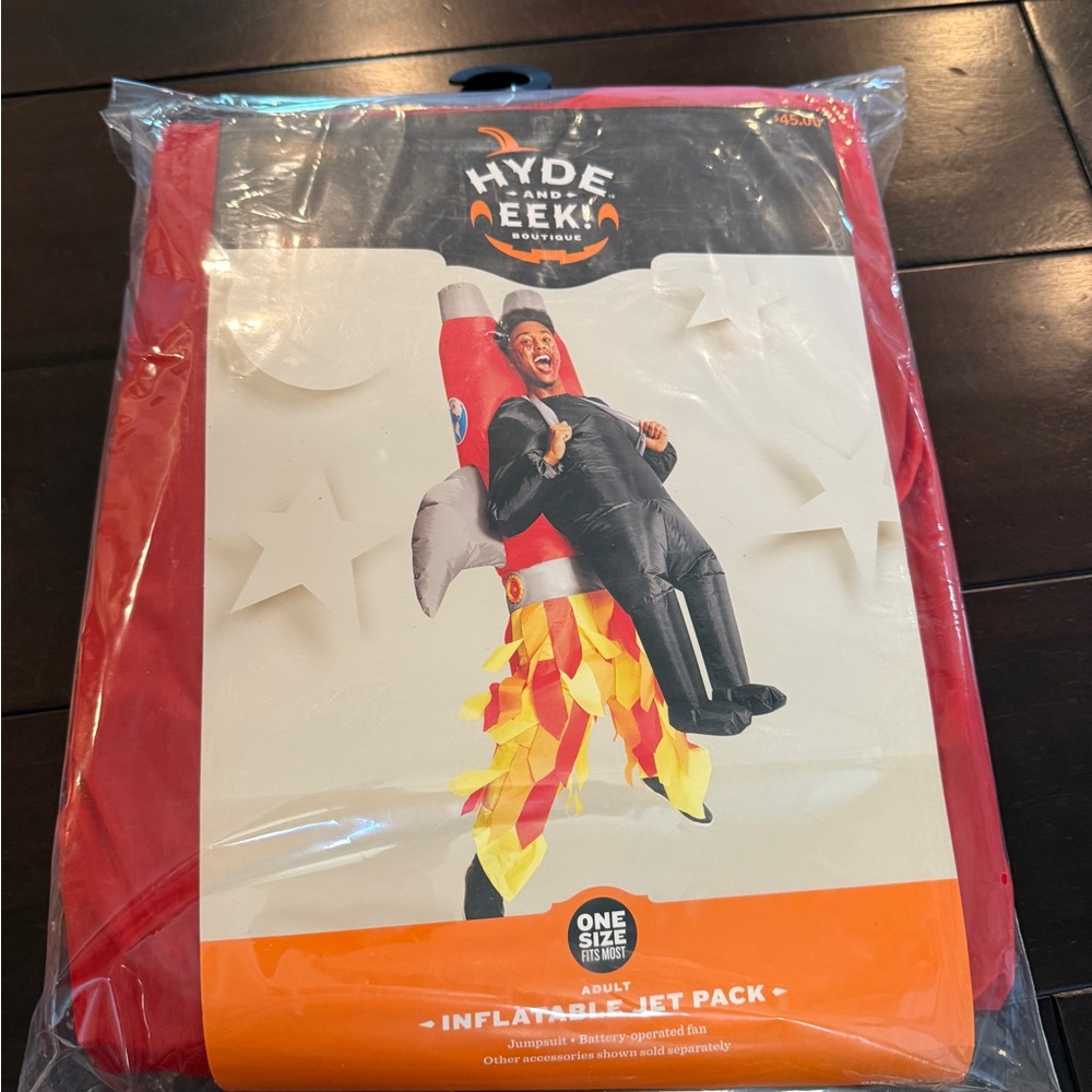 Hyde & Eek! Inflatable Jet Pack Costume - Red